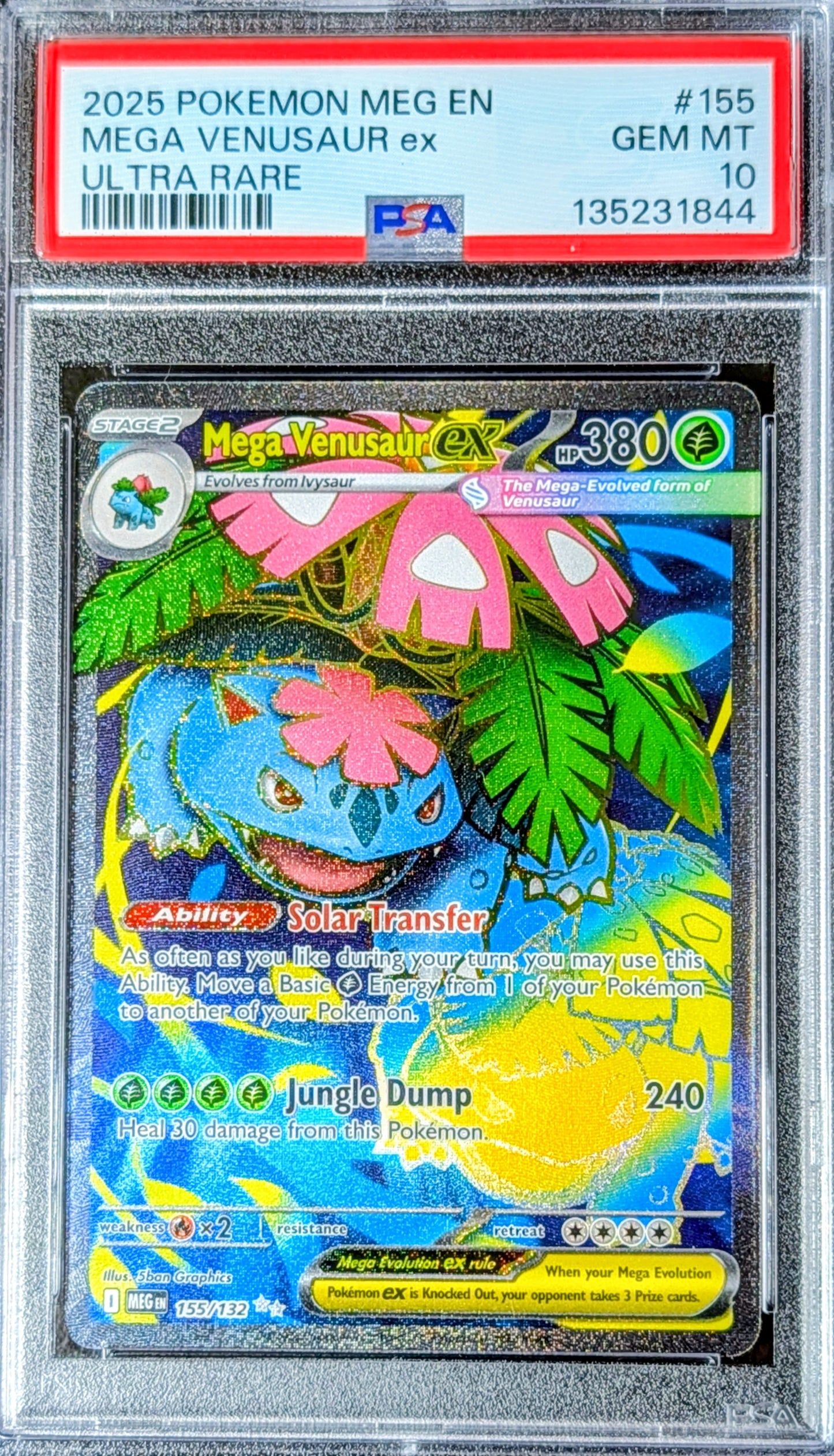PSA 10 Mega Venusaur EX 155/132