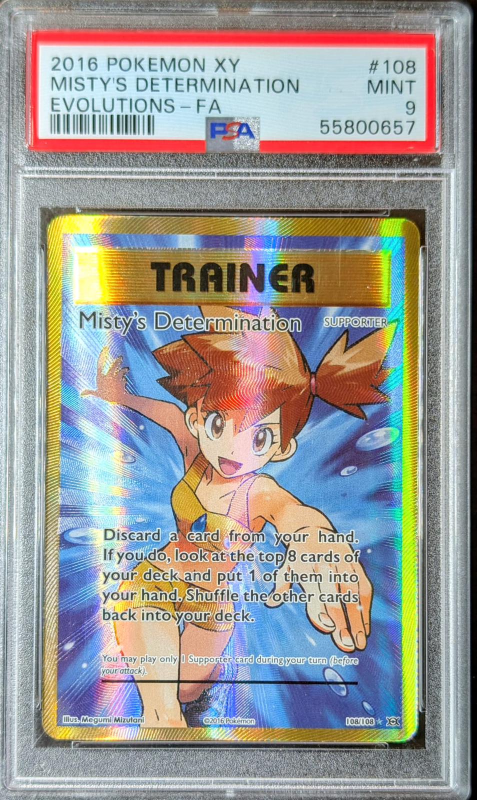 PSA 9 Misty's Determination