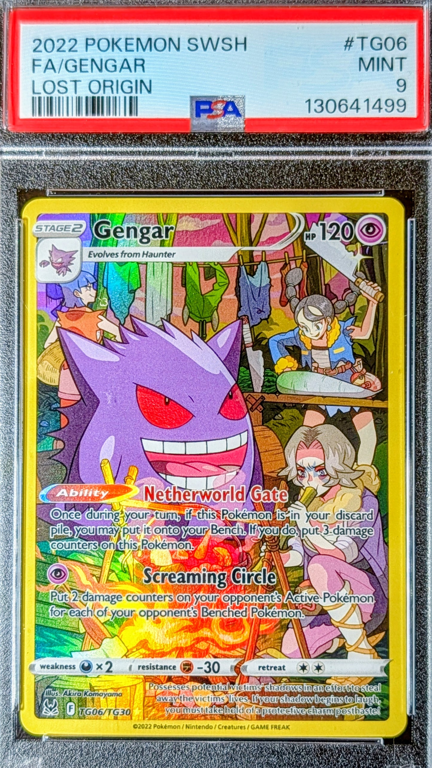 PSA 9 Gengar TG06/TG30