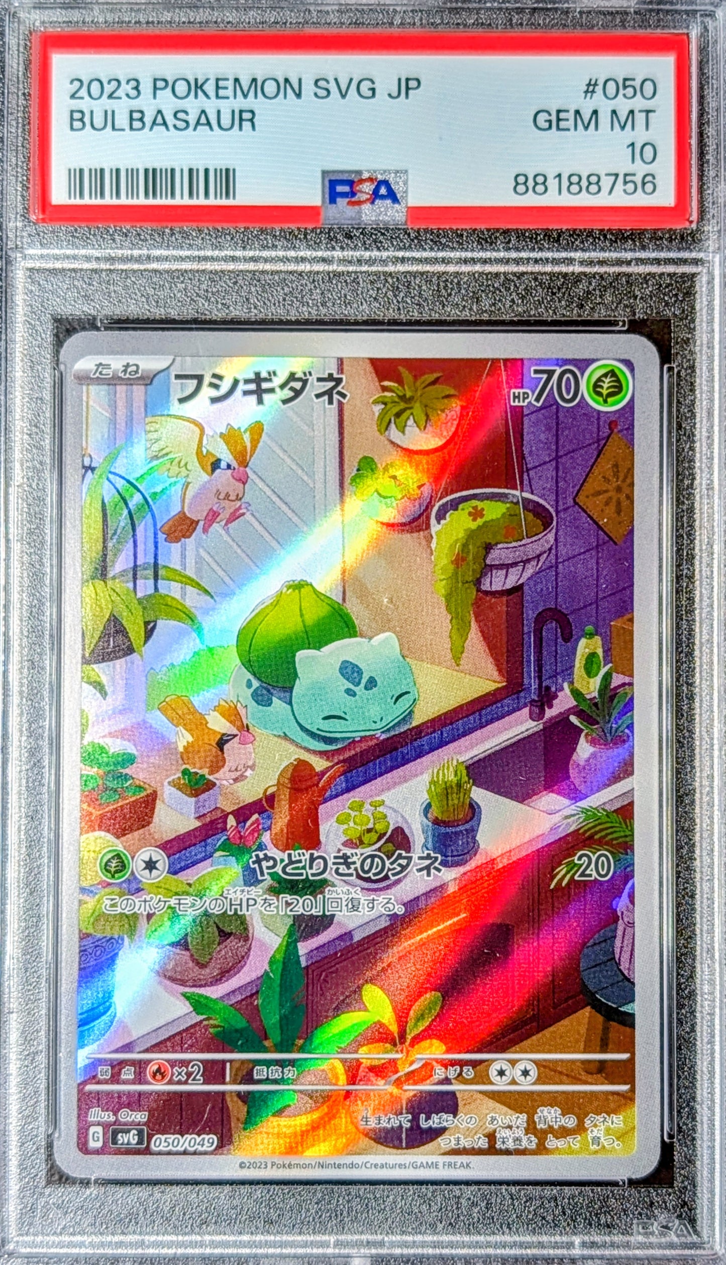 PSA 10 Bulbasaur 050/049