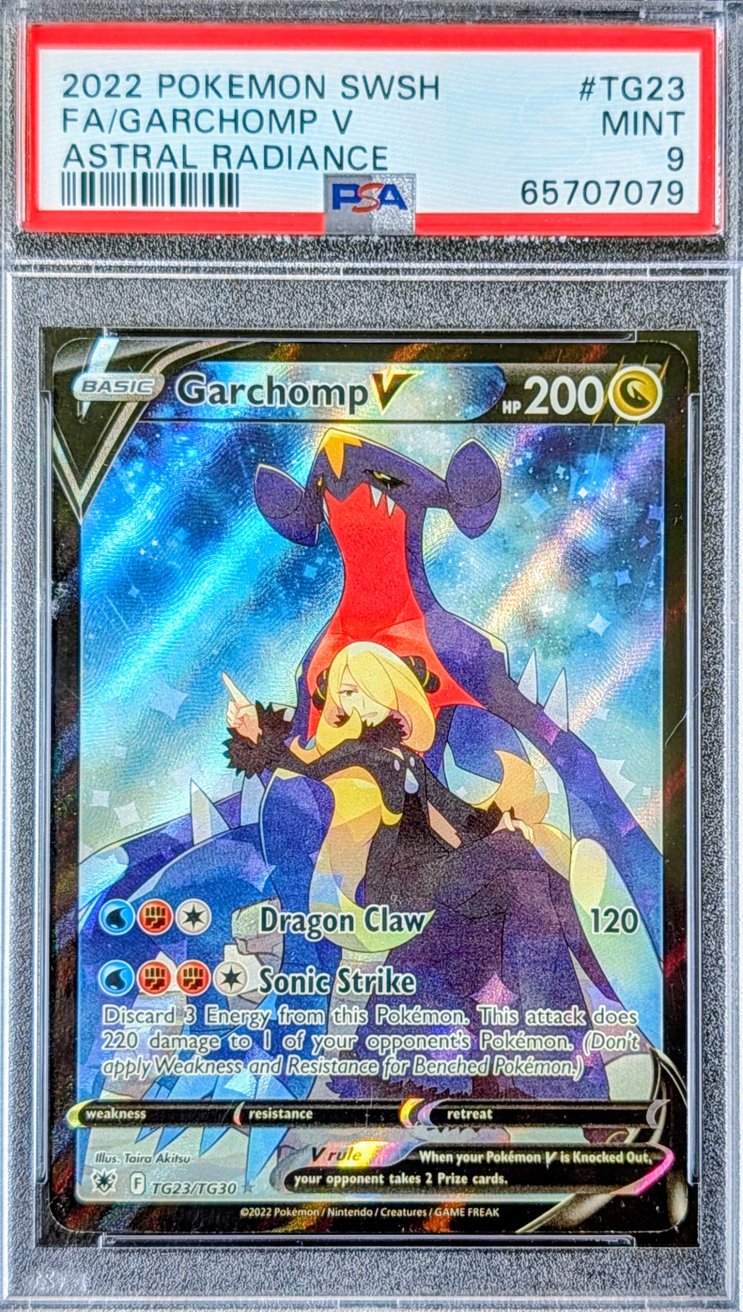 PSA 9 Garchomp V TG23/TG30