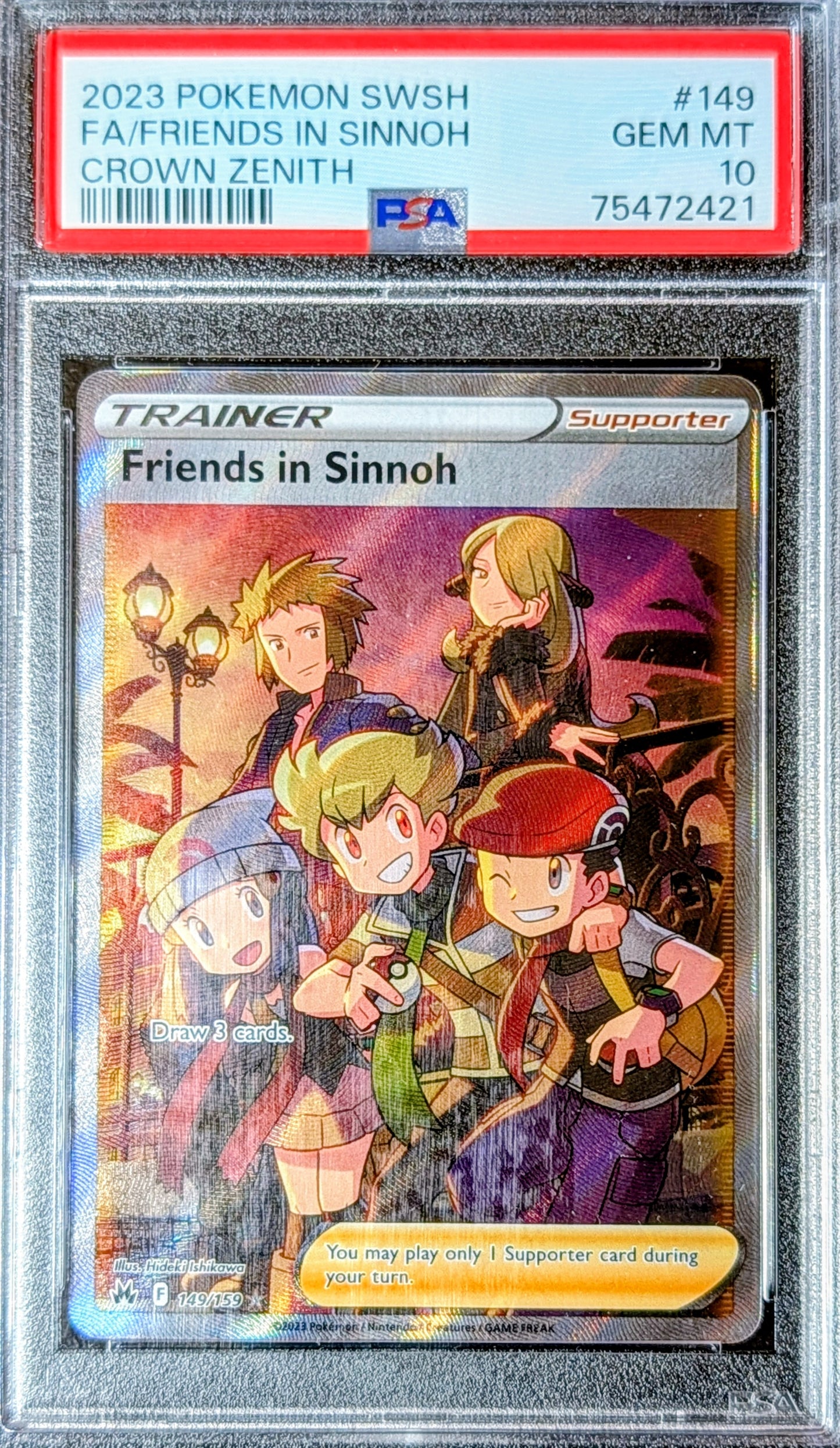PSA 10 Friends in Sinnoh 149/159