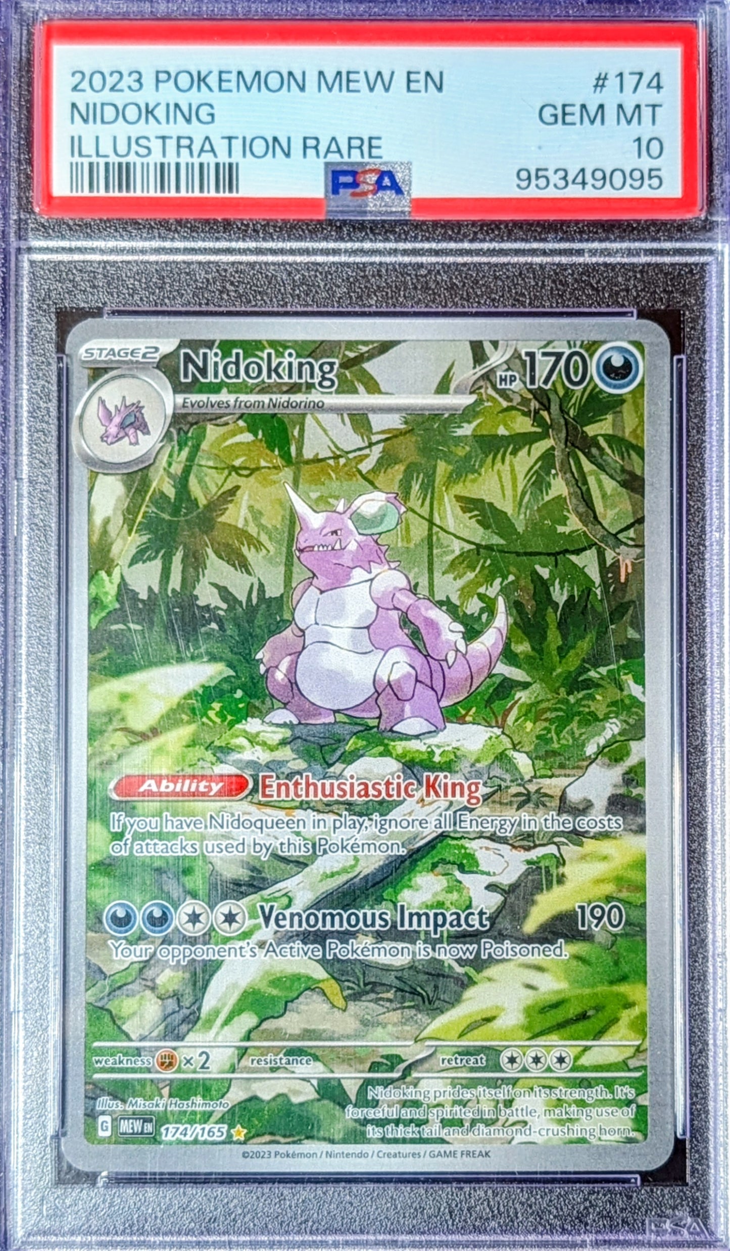 PSA 10 Nidoking 174/165