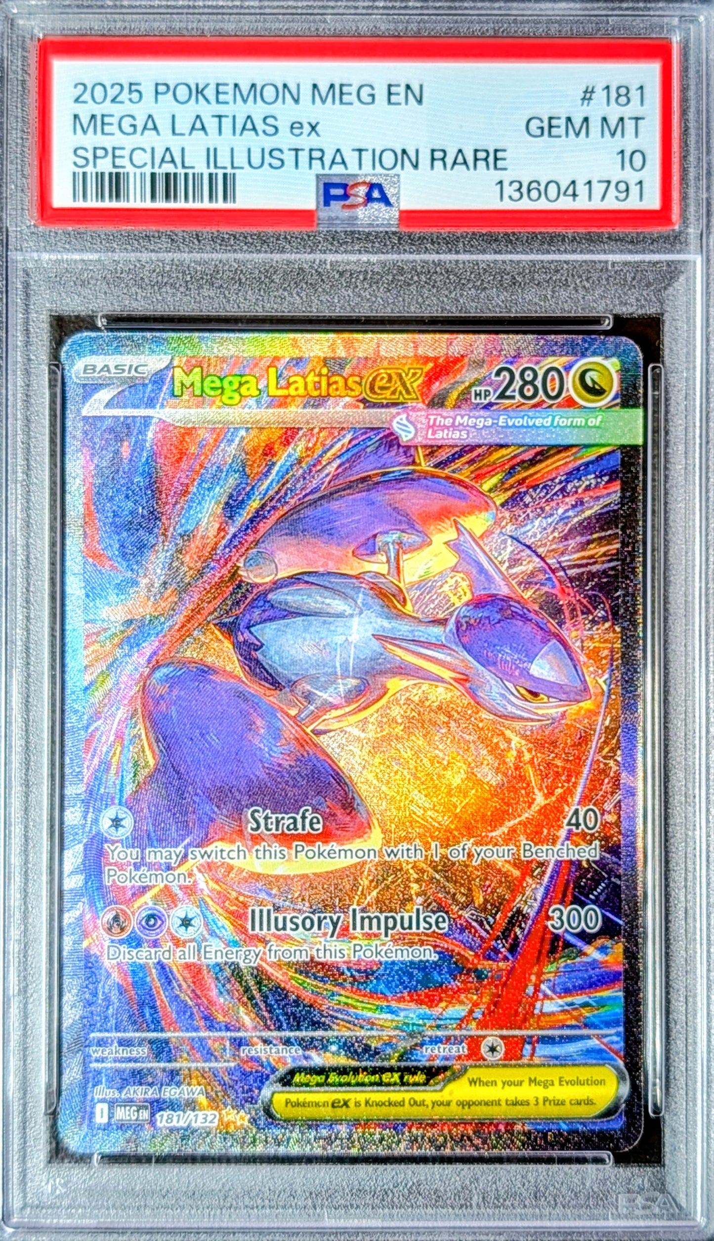 PSA 10 Mega Latias EX 181/132