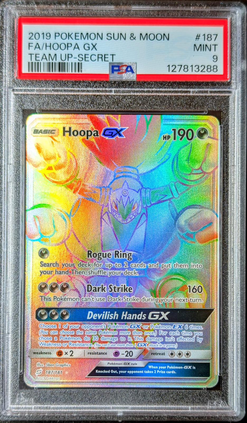 PSA 9 Hoopa GX 187/181