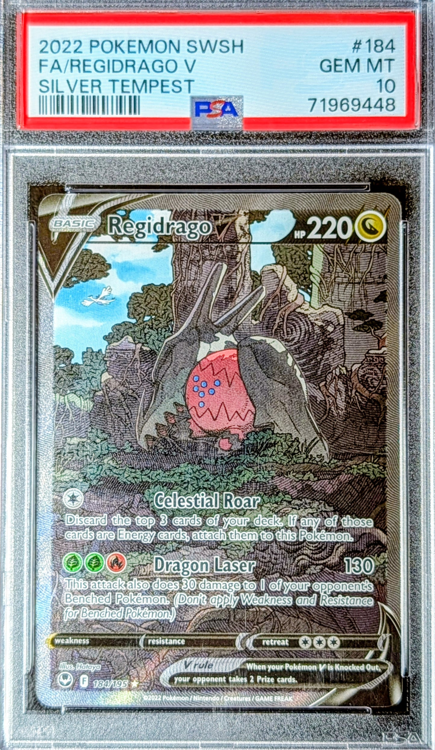 PSA 10 Regidrago V 184/195