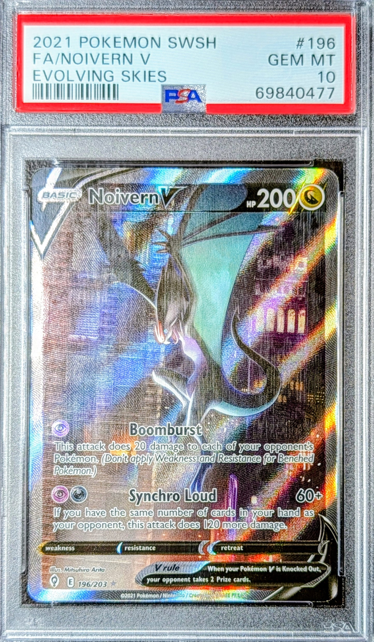 PSA 10 Noivern V 196/203