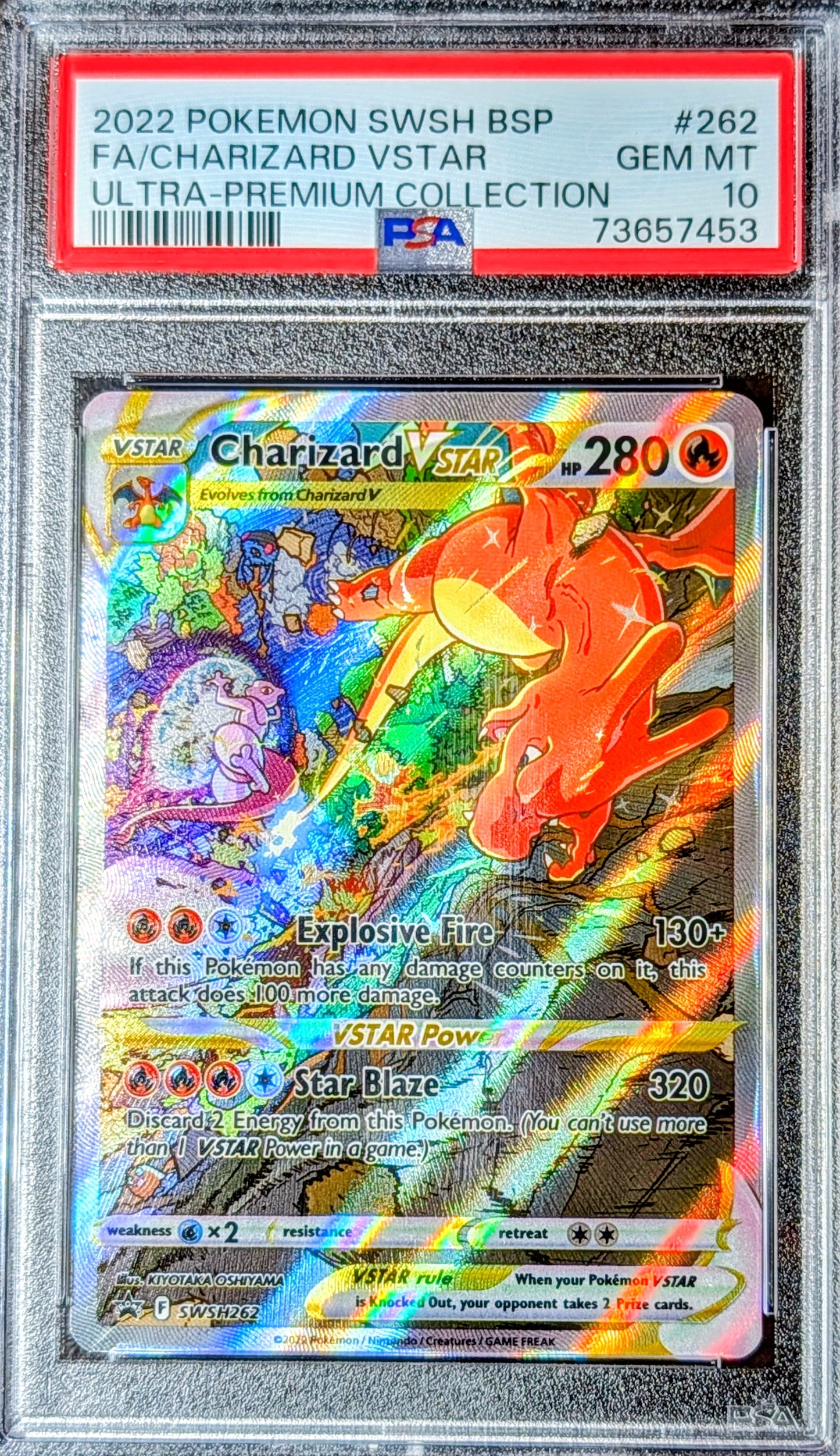 PSA 10 Charizard VSTAR SWSH262