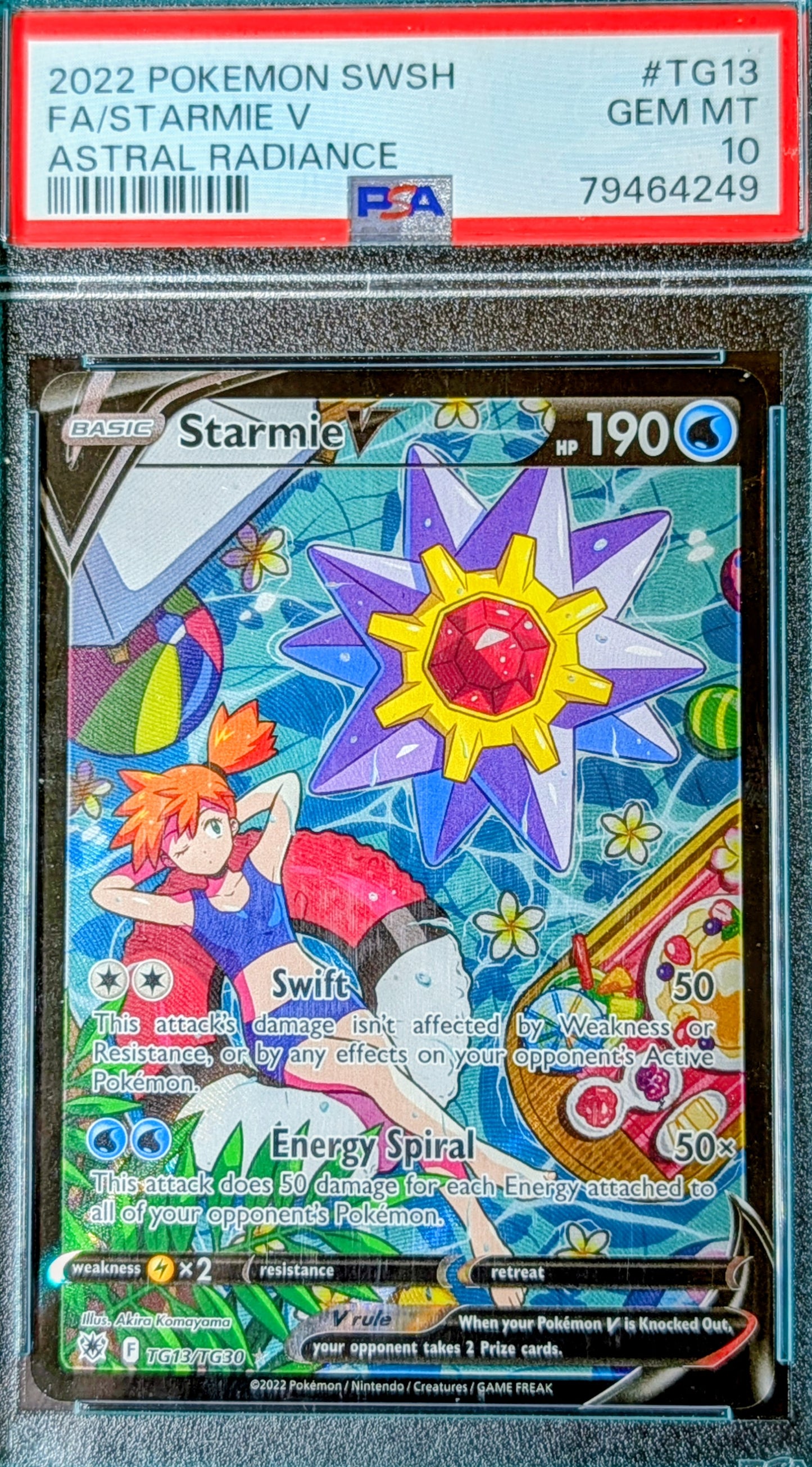 PSA 10 Starmie V TG13/TG30