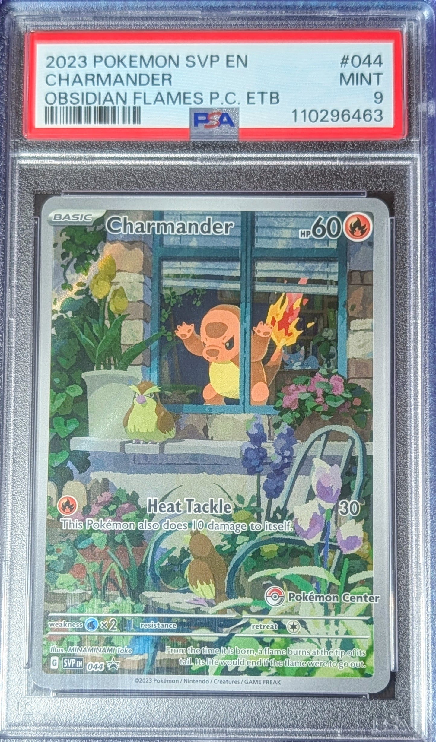 PSA 9 Pokemon Center Charmander SVP044