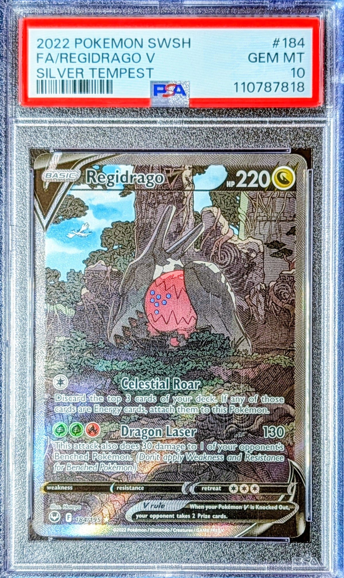 PSA 10 Regidrago V 184/195