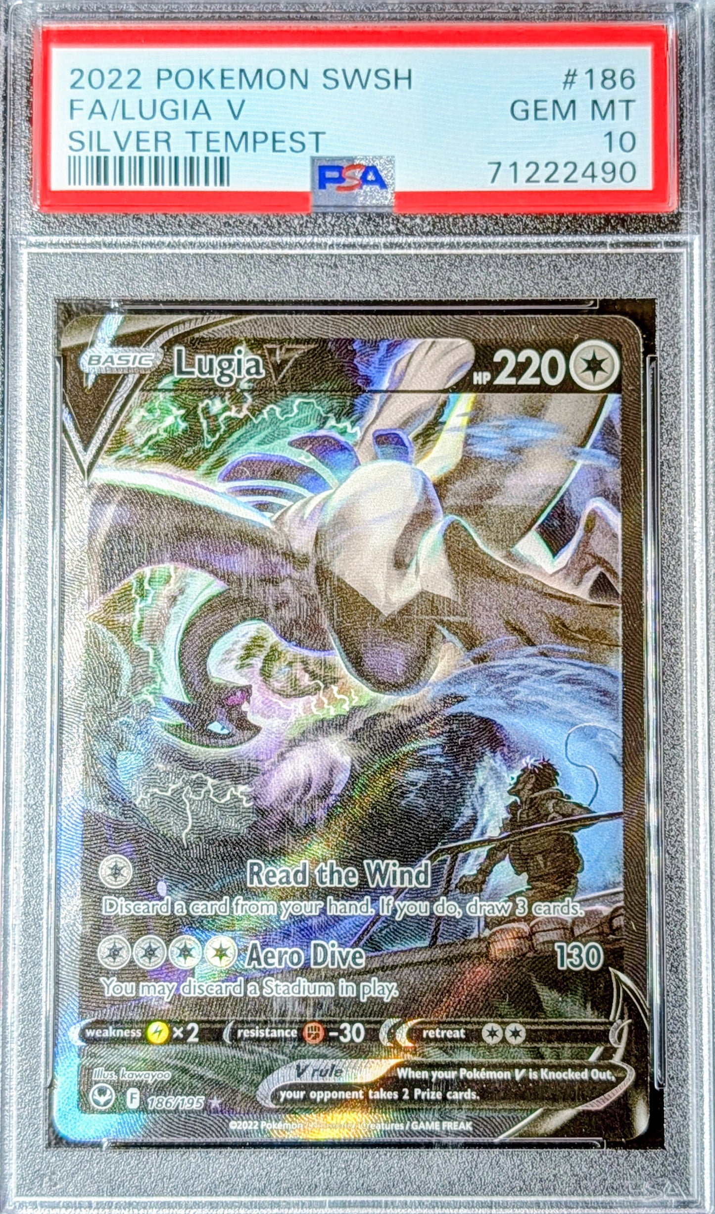 PSA 10 Lugia V 186/195