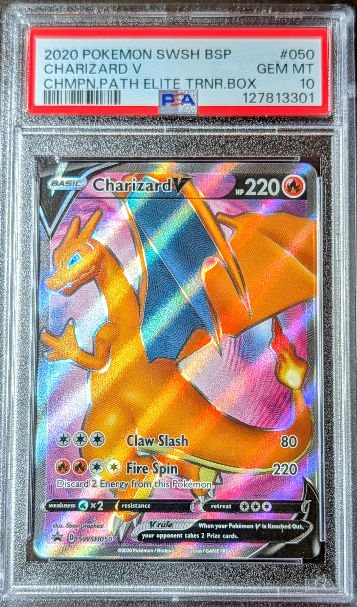 PSA 10 Charizard V SWSH050