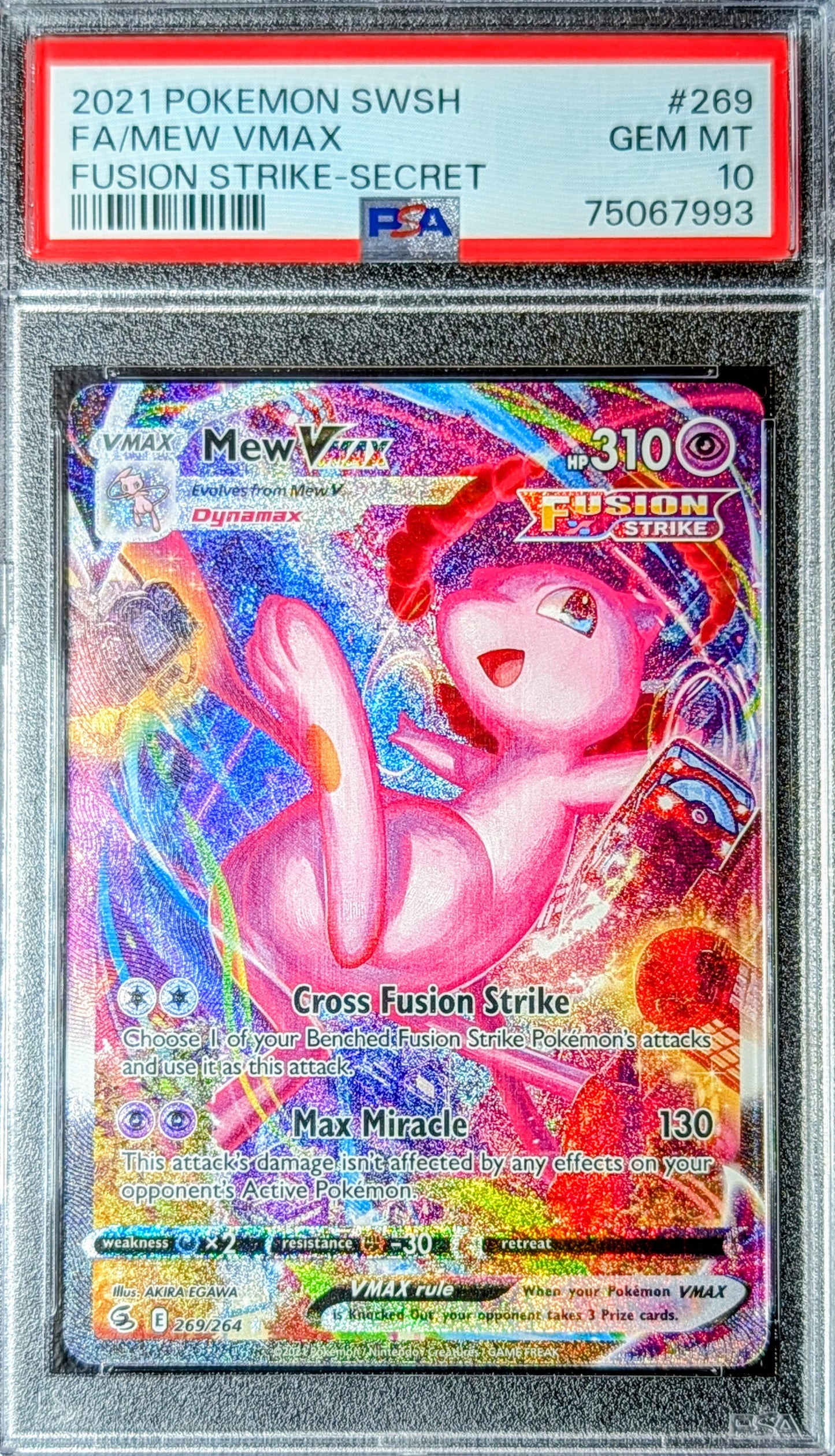 PSA 10 Mew VMAX 269/264