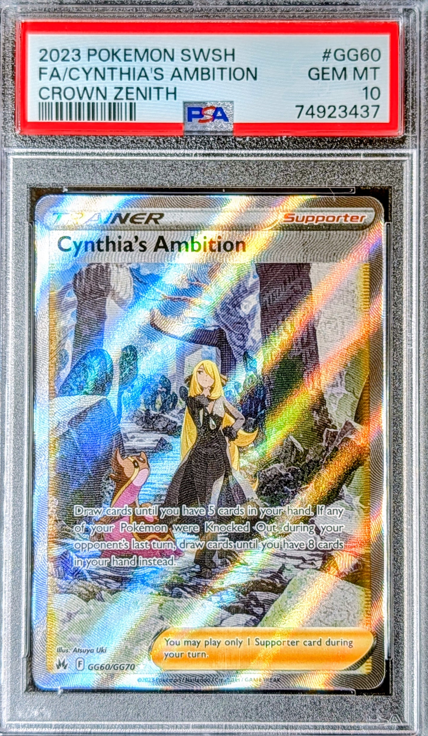 PSA 10 Cynthia's Ambition GG60/GG70