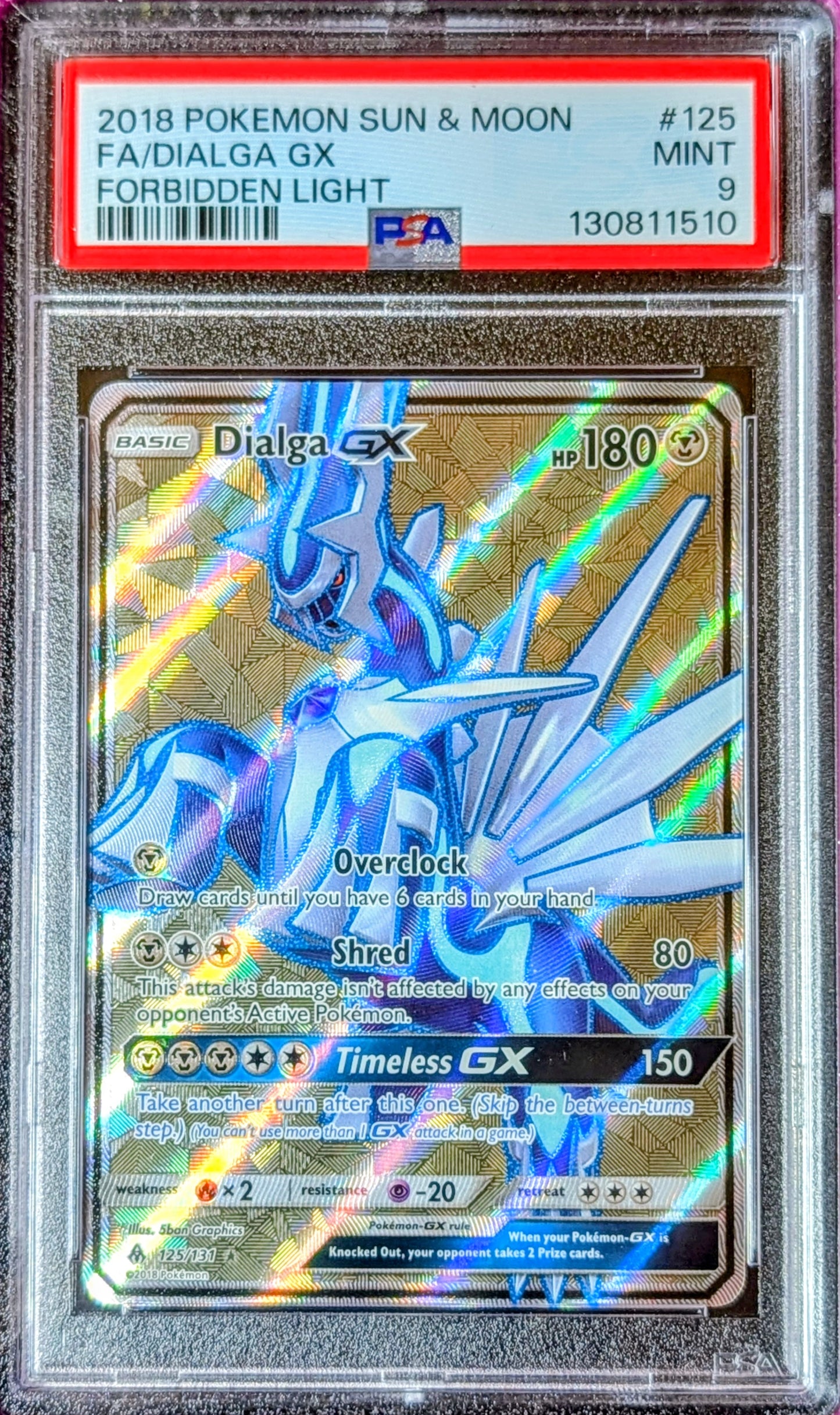 PSA 9 Dialga GX 125/131