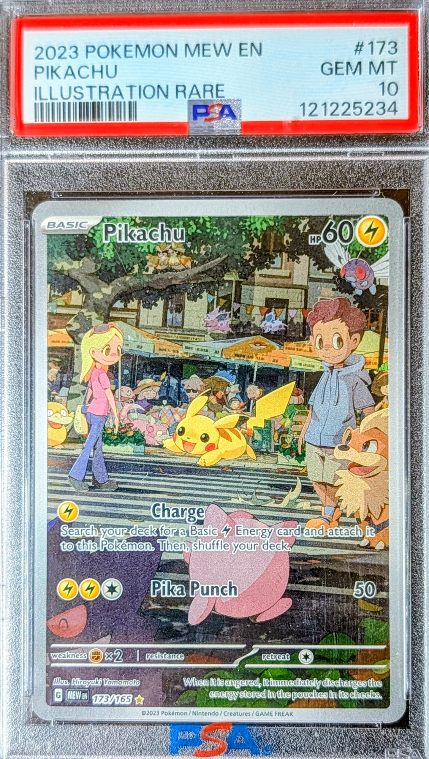 PSA 10 Pikachu 173/165