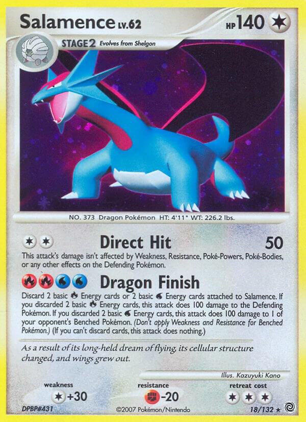 Salamence - 18/132 - Holo Rare (Lightly Played)