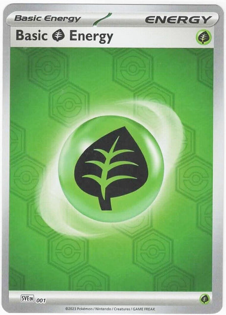 Grass Energy - 001 - Reverse Holo Energy