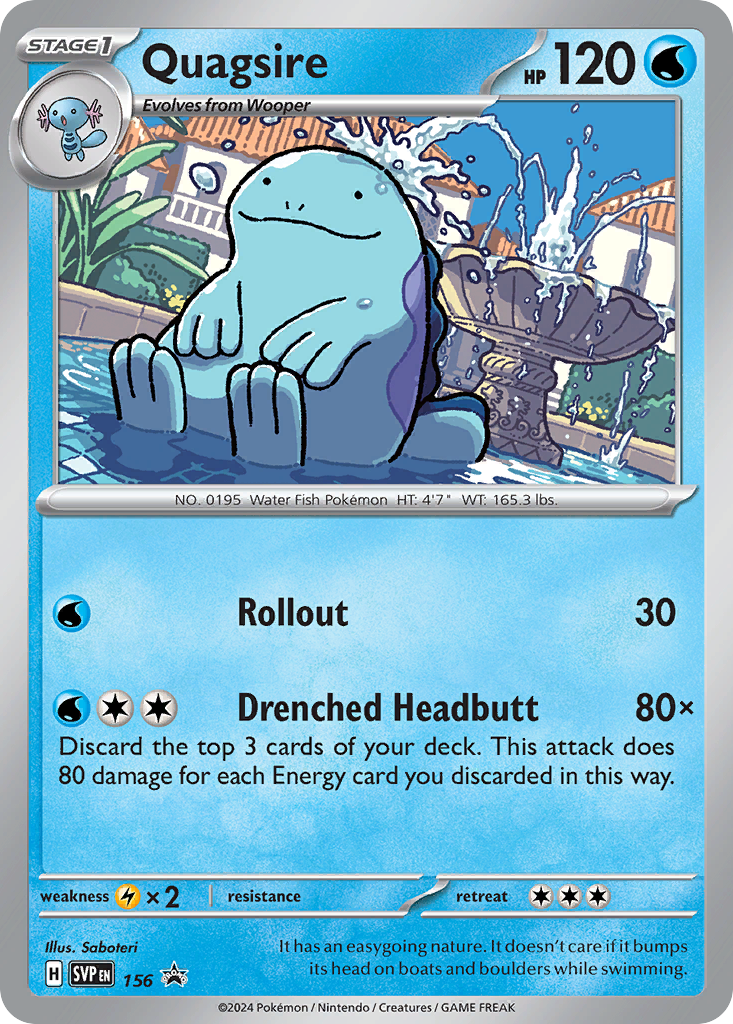 Quagsire - SVP156 - SVP Promos