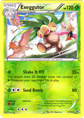 Exeggutor - 2/108 - Uncommon - Reverse Holofoil