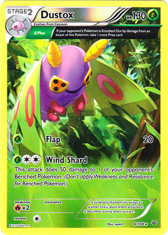 Dustox (8 Delta) - 8/108 - Rare - Reverse Holofoil