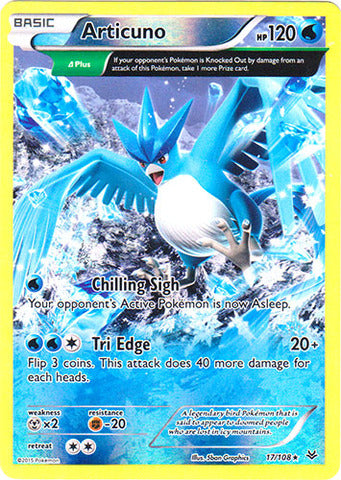 Articuno (17 Delta) - 17/108 - Rare - Reverse Holofoil