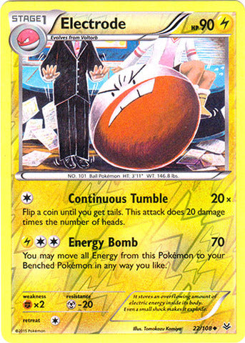 Electrode - 22/108 - Uncommon - Reverse Holofoil