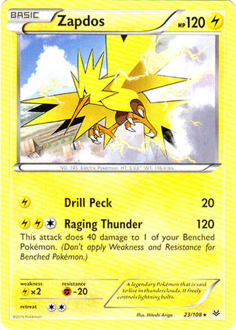 Zapdos - 23/108 - Rare
