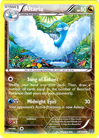 Altaria (53) - 53/108 - Uncommon - Reverse Holofoil