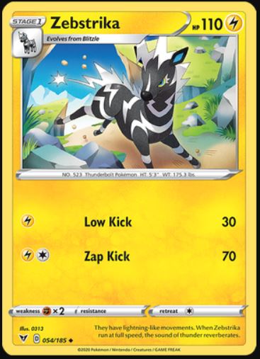 Zebstrika - 054/185 - Uncommon