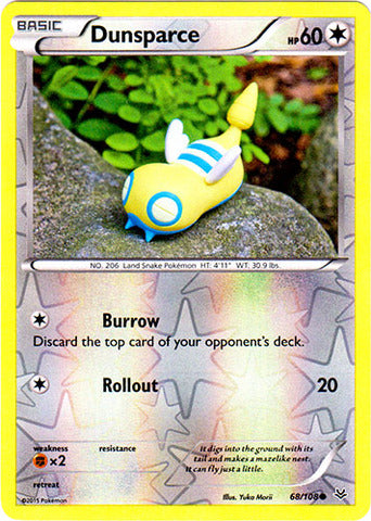 Dunsparce - 68/108 - Common - Reverse Holofoil