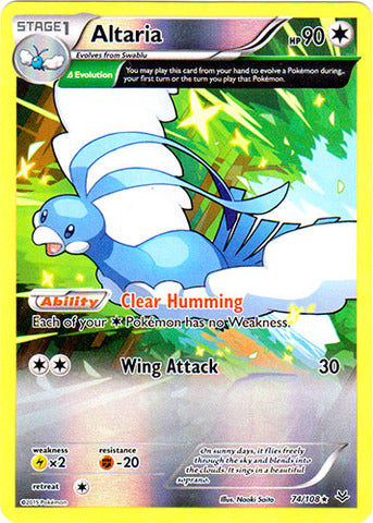 Altaria (74 Delta) - 74/108 - Rare - Reverse Holofoil