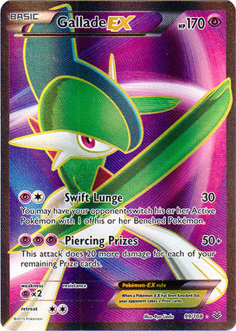 Gallade EX (99 Full Art) - 99/108 - Ultra Rare