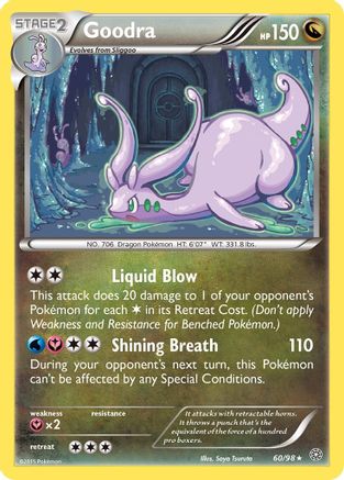 Goodra 060/98  - Reverse Holofoil XY  Ancient Origins - Holo Rare
