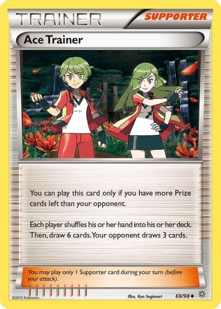 Ace Trainer 069/98  - Reverse Holofoil XY  Ancient Origins - Uncommon