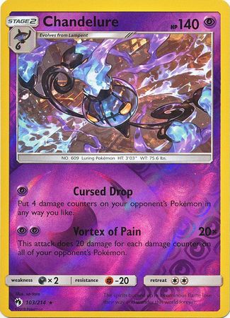 Chandelure - 103/214 - Reverse Holofoil