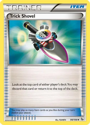 Trick Shovel - 98/106 - Uncommon - Reverse Holo