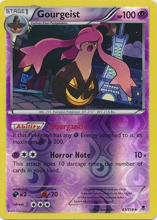 Gourgeist - 45/119 - Holo Rare - Reverse Holo