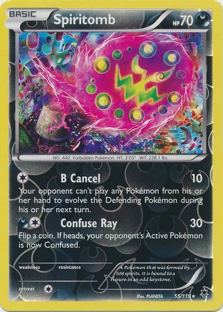 Spiritomb - 55/119 - Rare - Reverse Holo