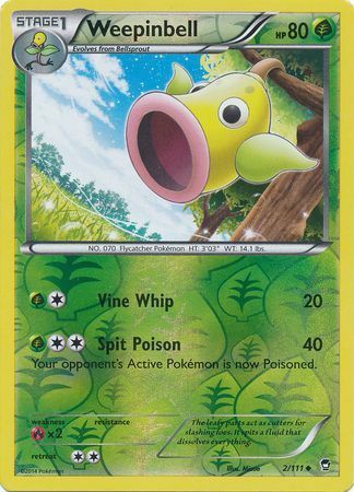 Weepinbell - 2/111 - Uncommon - Reverse Holo