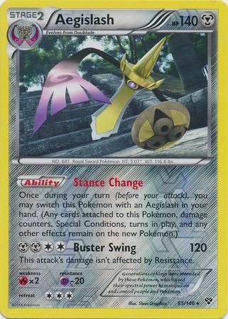 Aegislash (85) - 85/146 - Rare - Reverse Holofoil