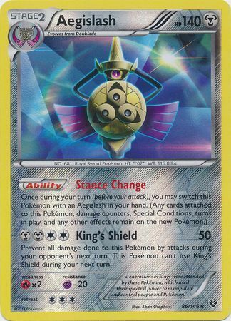 Aegislash (86) - 86/146 - Holo Rare - Reverse Holofoil