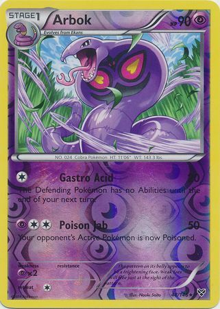 Arbok - 48/146 - Rare - Reverse Holofoil