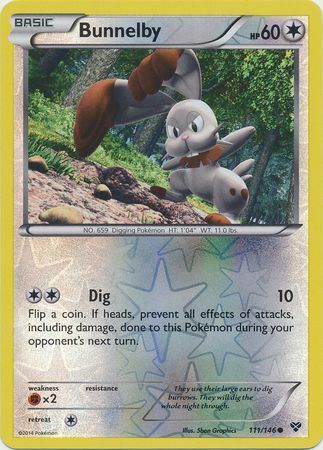 Bunnelby - 111/146 - Common - Reverse Holofoil