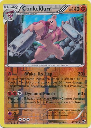 Conkeldurr - 67/146 - Rare - Reverse Holofoil