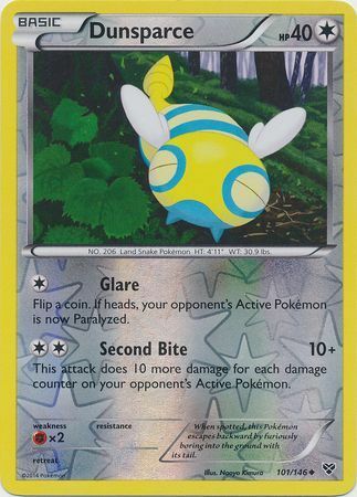 Dunsparce - 101/146 - Uncommon - Reverse Holofoil