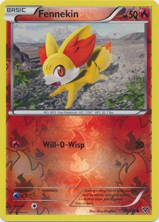 Fennekin - 24/146 - Common - Reverse Holofoil