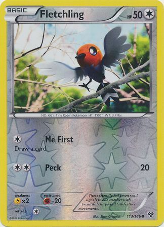 Fletchling - 113/146 - Common - Reverse Holofoil