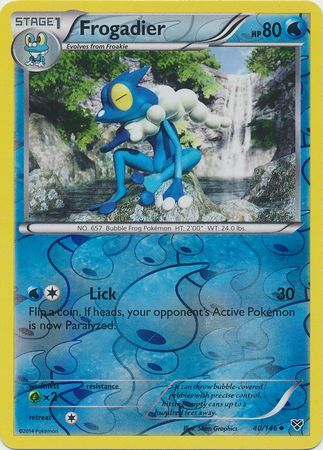 Frogadier - 40/146 - Uncommon - Reverse Holofoil